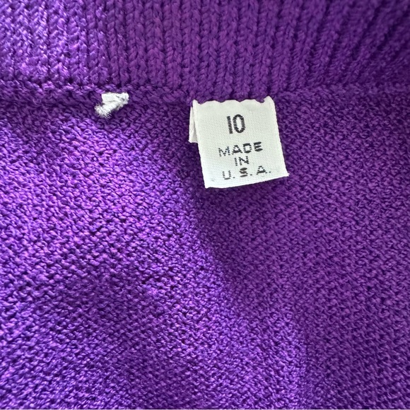 St. John Vibrant Purple Pencil Skirt - Picture 7 of 8